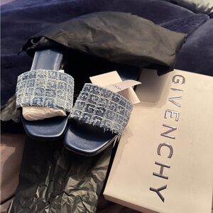 Givenchy 4G Denim Sandals